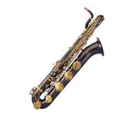 Baritone E Flat Saxophone Brass Sax Musical Instruments With Mouthpiece Case Saxophone for Student (Color : 01)