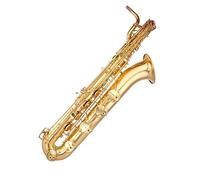 Baritone E Flat Saxophone Brass Sax Musical Instruments With Mouthpiece Case Saxophone for Student (Color : 02)