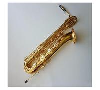 Baritone Saxophone Instruments Eb Brass Tube Gold LacquerSax E Flat With Case Mouthpiece Saxophone for Student