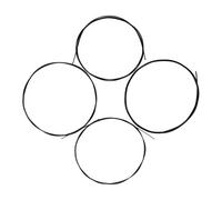 Baritone Ukulele Strings, Tenor Ukulele Strings Ukulele Strings with Nylon Material 4pcs/set Ukulele Strings for Beginners and Skilled Enthusiasts (Black)