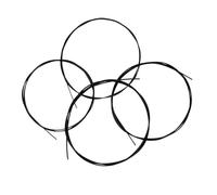 Baritone Ukulele Strings, Tenor Ukulele Ukulele Strings with Nylon Material 4pcs/set Ukulele Strings for Beginners and Skilled Enthusiasts (Black)
