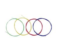 Baritone Ukulele Strings, Ukulele Strings with Nylon Material 4pcs/set Ukulele Strings Tenor Ukulele Strings for Beginners and Skilled Enthusiasts (Multicolor)