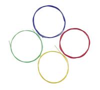 Baritone Ukulele Strings, Ukulele Strings with Nylon Material 4pcs/set Ukulele Strings Tenor Ukulele Strings for Beginners and Skilled Enthusiasts (Multicolor)