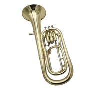 Baritono B-flat Tenor Professional-grade Tone Three-key Euphonium Instrument Gold Lacquer Surface