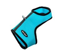 Bark Appeal Mesh Wrap N Go Harness - Aqua Blue, Medium