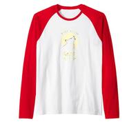Bark at The Bark Moon: Howling Wolf Starry Night Raglan Baseball Tee, Men, Red/White, S