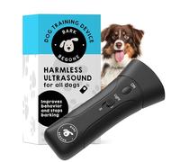 Bark Begone Dog Trainer, Anti-Bark Dog System, Ultimate Handheld Device, No Collar Required, Lightweight, Durable, Corrects Bad Behavior, Ultrasonic Emitter for Aggressive or Wild Dogs