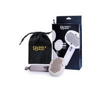 Bark&Bliss Pet Brush - Self-Cleaning Slicker Brush, Dog Grooming Tool & Cat Brush, Deshedding Dog Brush - Vibration Massage, Undercoat Brush Cat/Dog Comb for All Pet Hair