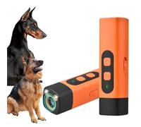 Bark Button, Bark Button for Dogs, Strobe Mode, 25000-40000 Hz Three-Speed Variable Frequency, with LED Flashlight, Suitable for training to improve bad behavior (2pcs)