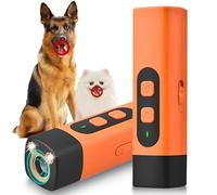 Bark Button for Dogs - BarkButton Anti Barking Device, 2025 New Dog Bark Deterrent Device with HD Display and LED Flashlight, Barking Silencer for All Dog Types, Indoor & Outdoor, Rechargeable (1Pcs)