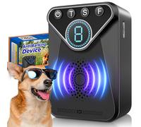 Bark Control Device, Rechargeable Anti Barking Device for Dogs Indoor Up to 50 Ft Range Dog Training & Behavior Aids, 9 Modes Bark Box Barking Control Devices Safe for Humans & Dog