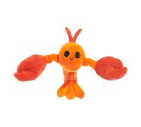 Bark Della Crawfish Dog Toy - Orange
