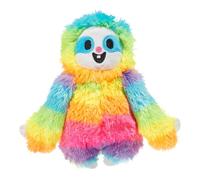 BARK Dog Toy Good Vibes Gary Rainbow Sloth Squeaky Toy For Dogs With Crazy Crinkle Body
