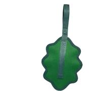 BARK Dog Toy Green Chew Leaf Maple Scented, With Hidden Toy For Small Dogs Inside, Perfect for Tough Chewing and Playful Pups, Reinforced Nylon Strap For Tugging