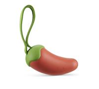BARK Dog Toy Habanero Pupper Peanut Scented Toy For Dogs Made With Natural Rubber - Built for Aggressive Chewers Who Love Tugging, Tossing, and Thrashing Fun,