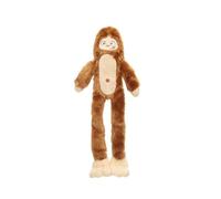 BARK Dog Toy Hairy Henderson Sasquatch Squeaky Plush Toy For Dogs, Crazy Crinkle Long & Strong Hair For Dogs That Love to Shred, Whip-N-Flip Limbs to Tug, Thrash & Fling