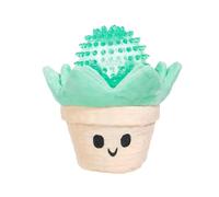 BARK Dog Toy Suki Succulent 2 In 1 Toy for Dogs, Plush Cactus with Spiky Squeaker Ball, Whip-N-Flip Leaves, Crazy Crinkle