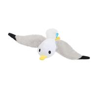 BARK Dog Toy Sully The Gully Squeaky Toy For Dogs, Plush Seagull Crazy Crinkle, Whip-N-Flip Wings For Thrash Play