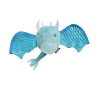 BARK Dog Toy Super Chewer Brrrtha The Dragon Squeaky Plush With Hidden Toy For Dogs Inside, Natural Rubber Core, Flappy Mesh Wings, Vanilla Ice Cream Scented, For Small Dogs