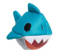 BARK Dog Toy Super Chewer Great White Dwight Shark With A Hidden Toy For Large Dogs Inside, Quick Fry Fabric & Floatable