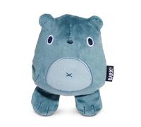 BARK Dog Toy Super Chewer Grey Bear Squeaky Plush With Hidden Toy For Dogs, Natural Rubber Core with Grooves for Spreadable Treats, Designed for Medium to Large Dogs