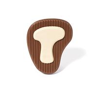 BARK Dog Toy Super Chewer Tough Dog Chew Beef Scented Rubber, Smoke Scented Nylon, Toy For Dogs, For Aggressive Chewers, Dental Stimulating Mr. T-Bone For Medium To Large Dogs