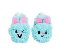 BARK Dog Toy Yippy & Skippy Bunny Slippers Squeaky Plush Toy For Dogs, Crazy Crinkle, Super Soft Fuzz