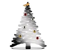 Alessi Christmas Ornament, Steel, Grey, 35.5 x 14 x 45 cm