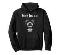 Bark for Me Dog Grunge Aesthetic Pitbull Pullover Hoodie