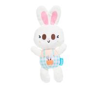 Barkbox BARK green Thumb Bun white rabbit plush dog toy XS-M