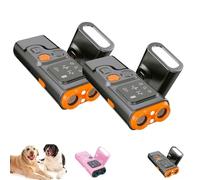 Bark Guard Pro 2025, Bark Guard for Dogs, Dog Bark Deterrent Device with Hd Display and Led Flashlight, Instantly Stop Barking & Other Bad Behaviors with 1 Click of A Button (2Pcs*Black)