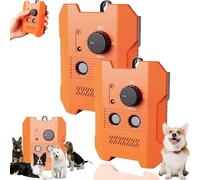 Bark Guard Pro for Dogs, 2026 New Upgrade Anti Barking Device for Dogs, 3 Modes, USB Rechargeable, 200 Foot Range Covers, Led Indicator, Suitable for Training to Improve Bad Behavior (Orange*2PCS)