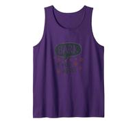 Bark If You Agree: Playful Dog Lover's Paw Tank Top, Men, Purple, XXL