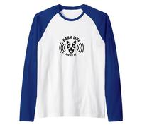 Bark Like Mean It Dog Lovers Funny Raglan Baseball Tee, Men, Royal Blue/White, XL