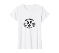 Bark Like Mean It Dog Lovers Funny T-Shirt, Women, White, 3XL