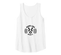Bark Like Mean It Dog Lovers Funny Tank Top, Women, White, L
