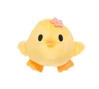 BARK Lil' Hennifer Plush Chick Dog Toy, Yellow, Squeaky Crinkle