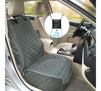 Bark Lover Deluxe Dog Seat Cover for Front Seat-More Durable Waterproof Front Seat Protector, High Heat Resistant and Nonslip Front Seat Cover for Dogs Kids, Universal Size (Grey)