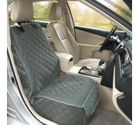 Bark Lover Deluxe Dog Seat Cover for Front Seat-More Durable Waterproof Front Seat Protector, High Heat Resistant and Nonslip Front Seat Cover for Dogs Kids, Universal Size (Grey)