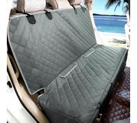 Bark Lover Dog Seat Cover for Back Seat More Durable Waterproof Backseat Protector, High Heat Resistant and Nonslip Back Seat Cover for Dogs Kids, Universal Size Fits Cars Trucks SUVs (Grey)