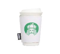 Bark Pupkin Spice Yappucino Dog Toy - White