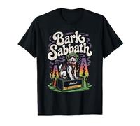 Bark Sabbath Rock Dog Lava Lamp Retro Music Humor T-Shirt