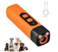 Bark Shield Anti Barking Device For Dogs, 25Ft Dog Deterrent Devices With Led Flashlight 2 In 1 Usb Stop Ultrasonic Small Medium Large Dogs
