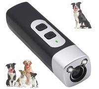 Bark Shield Anti Barking Device for Dogs,8M Range Dog Bark Deterrent Device with HD Display and LED Flashlight Stop Bad Behavior Without Yelling or Swatting Dogs (Black)