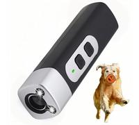 Bark Shield Anti Barking Device for Dogs, Faster Training with Ultrasonic & LED Flashlight, top Barking, Chewing, Chasing, Suitable for Dogs Training (Black)