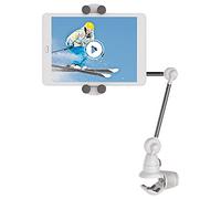 Barkan Tablet Mount Holder for 4-12 inch Devices, Portable Multi-Position, 360 degree Rotation Bracket, fits Apple iPad/Air/Mini, Samsung Galaxy Tab, Firm Clamp, for Smartphone