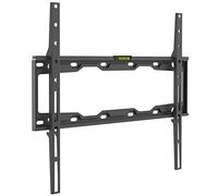 Barkan TV Wall Mount, 13-65 inch Fixed Flat/Curved Screen Bracket, Holds up to 50kg, Auto Lock Patented, Very Low Profile, Fits LED OLED LCD