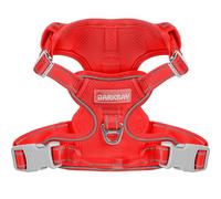 BARKBAY Dog Harness No Pull for Large Dogs - Adjustable, Reflective, Comfortable, No Choke, Heavy-Duty - Perfect for Outdoor Training, Walking, and Hiking - Strong & Durablee - XL & Red Mesh
