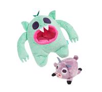 Barkbox Barbara Chupacabara Dog Toy | Multi-Part Plush with Hidden Goat, 2 Squeakers, Whip-N-Flip Arms & Crinkle | for Medium to Large Dogs