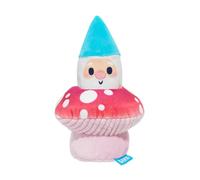 Barkbox BARK Fun Guy Gnomie, Mushroom and Gnome Plush Dog Toy with Squeaker